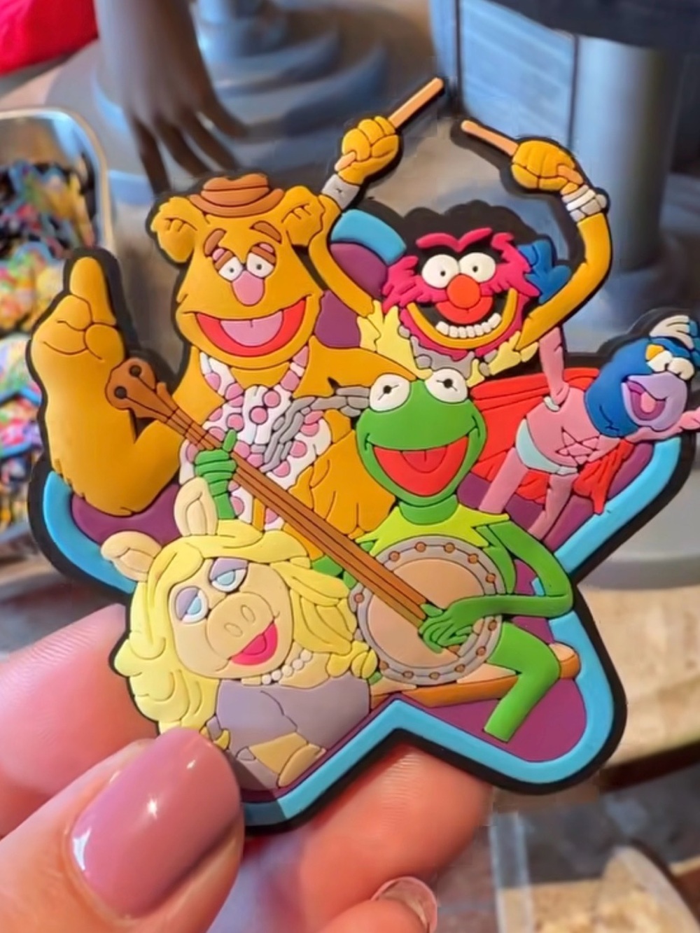 Disney Parks 2026 Muppets Kermit, Fozzie, Gonzo & Miss Piggy Magnet NEW